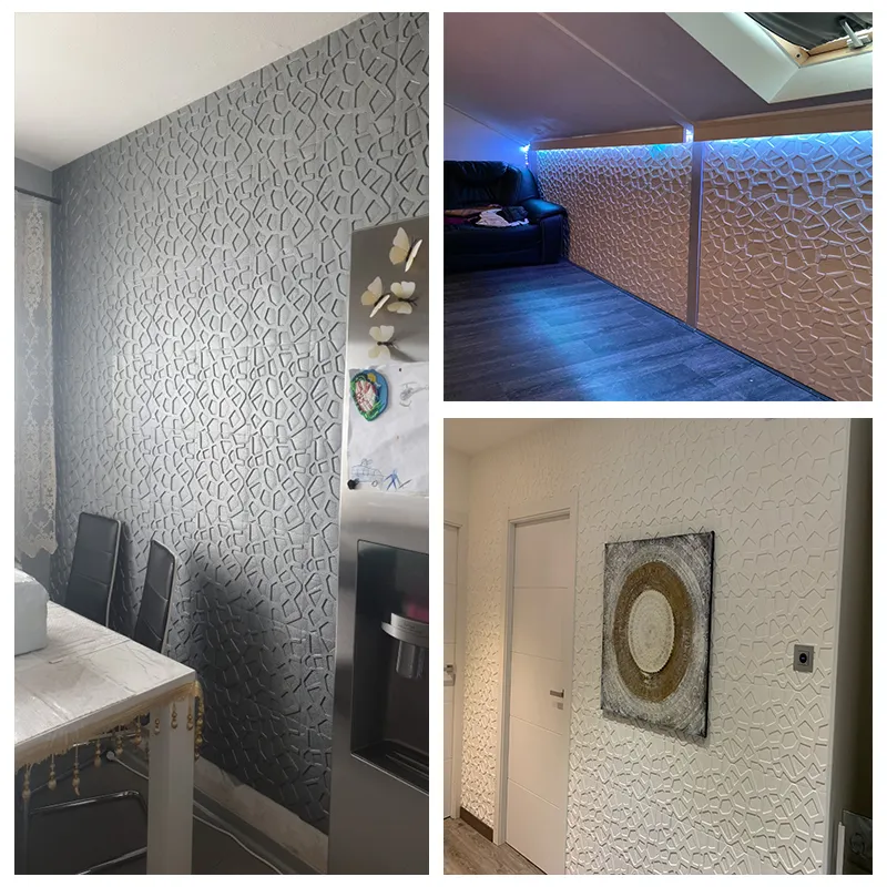 3D Naklejki ścienne dekoracyjne panele klejenia domowe sypialnia wystrój wodoodpornego tapeta salon łazienka kuchnia telewizja 220217