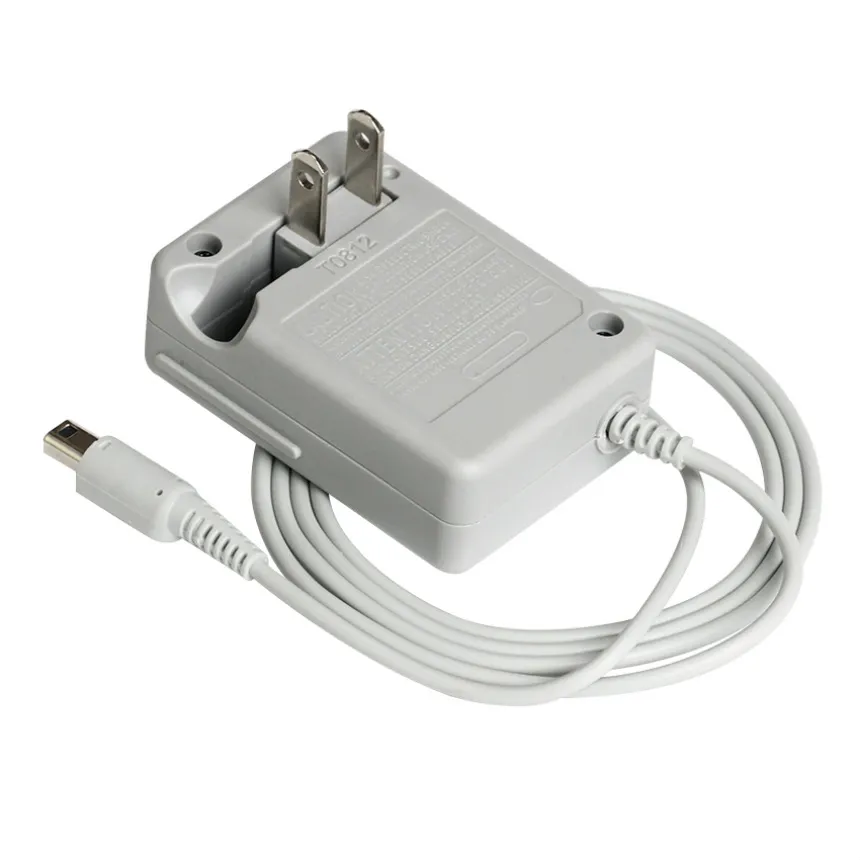 US-Plug Travel Ac Adapter Home Wall Charger Strömförsörjningsladd för Nintendo Dsi NDSI 3DS XL ll