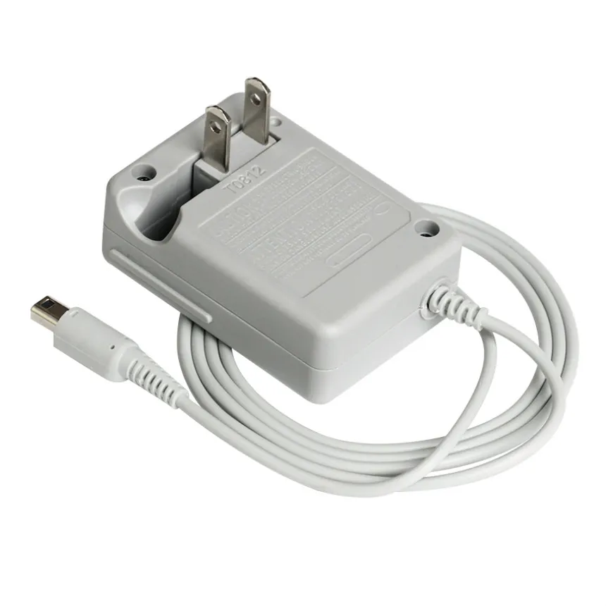 US Plug Travel AC Adapter Strona główna Ładowarka Ścienna Przewód zasilający do Nintendo DSI NDSI 3DS XL LL