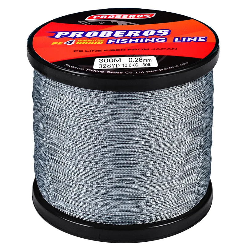 300 meter 5 Färg PE 4 Braid Line Fishing Line flätad tråd tillgänglig 6lb-100lb2 7 kg-45 3 kg PESCA Tackle Accessories B86-509261L