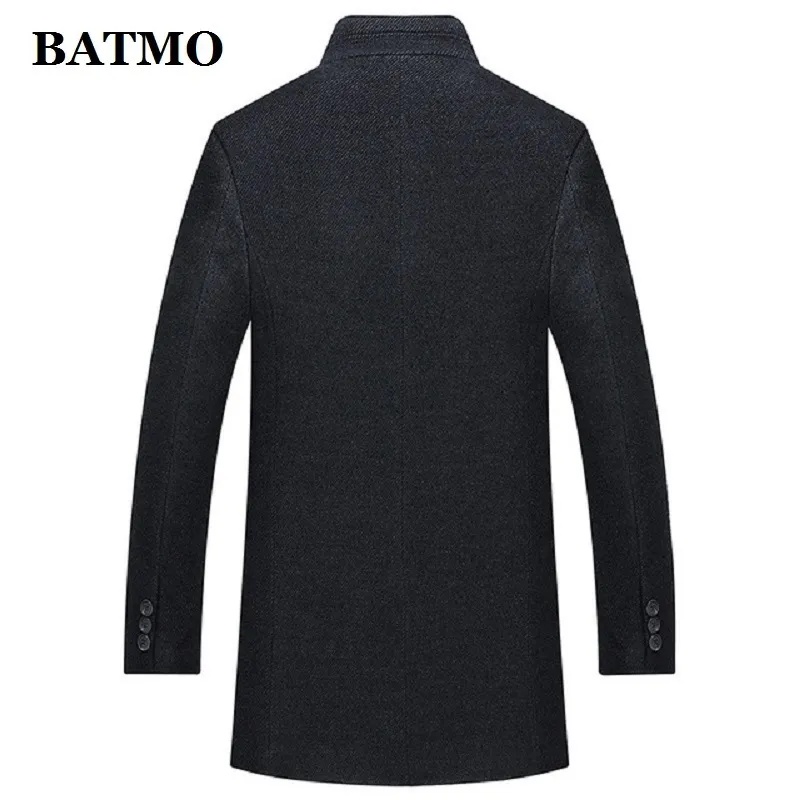 BATMO arrivée hiver haute qualité laine trench-coat menmens laine vestes décontractéeplussize M4XL AL51 201116