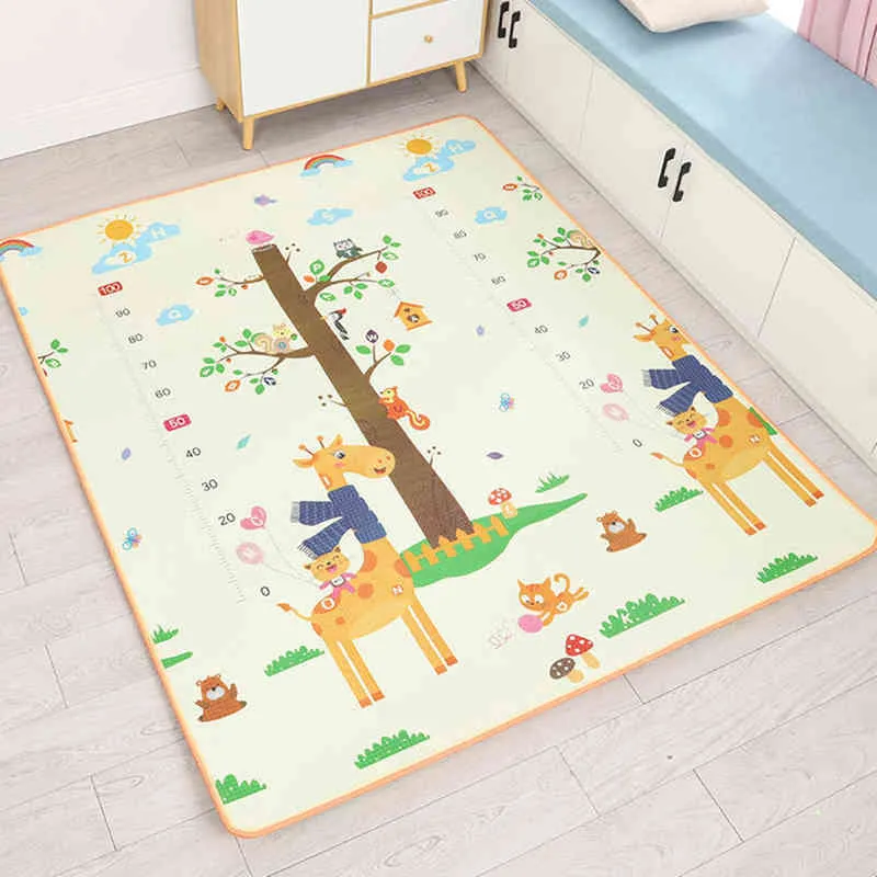 Opvouwbare Playmat Xpe Foam Crawling Carpet Baby Spelen Mat Deken Kinderen Tapijt voor Kinderen EONAL TOPEREN ZACHTIGE ACTIVITEIT GAME VLOER 220209