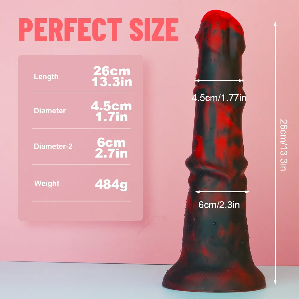 2022 Cavalo Vibrador Para Mulher Masturbao Brinquedos Sexyuais Animal Pnis Enorme Anal Vibradores de Silicone Lquido Colorido Grande Vibr