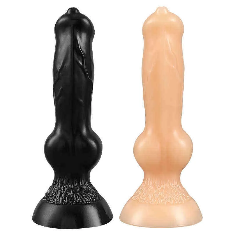 NXY Dildos Anal Brinquedos PVC Pênis Artificial Plug Masturbação Dispositivo Para Homens e Mulheres Soft Falso Diversão Quintal Adulto Produtos 0225