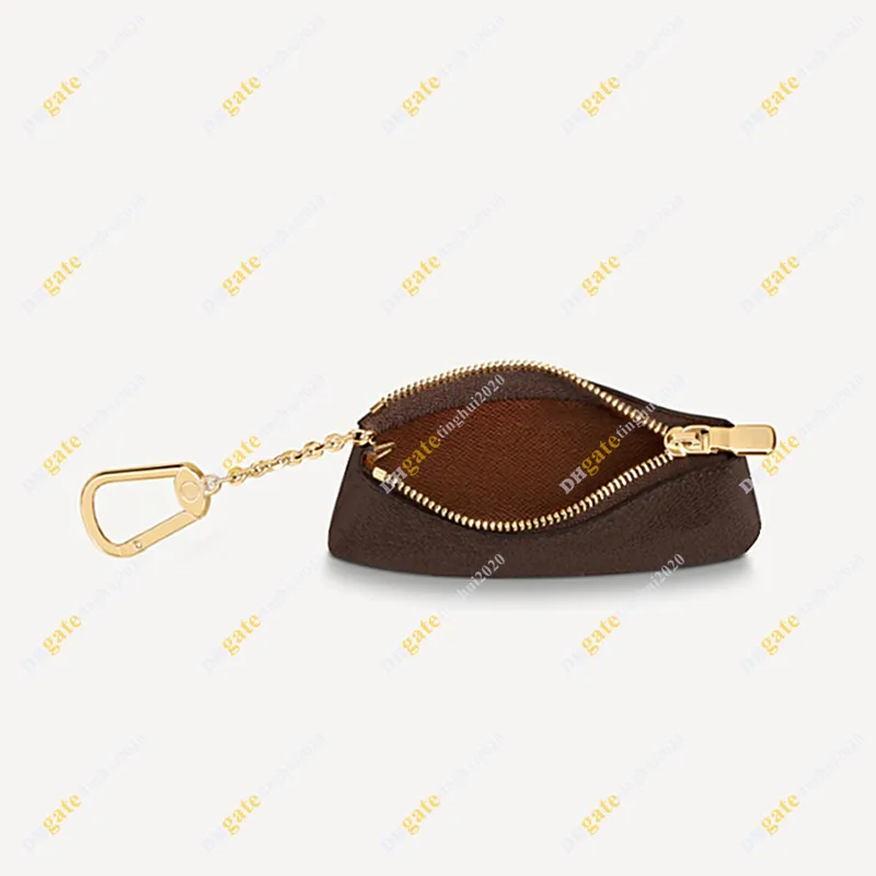 Unisex Designer Key Pouch Fashion Purse M62650 M62658 M62659 Flower&chessboard High Quality Wallet Box Packaging Inventory 