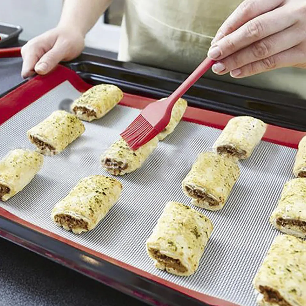 Varm Försäljning Silikon Bakborstar Bakeware Bread Pastry Oil BBQ Basting Borste DIY BBQ-verktyg