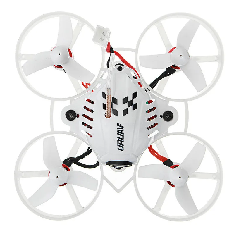 URUAV UR65 65mm FPV Racing Drone BNF Crazybee F3 Controlador de vôo OSD 5A BlheliS ESC 58G 25mW VTX RC Quadcopter 2012107662685