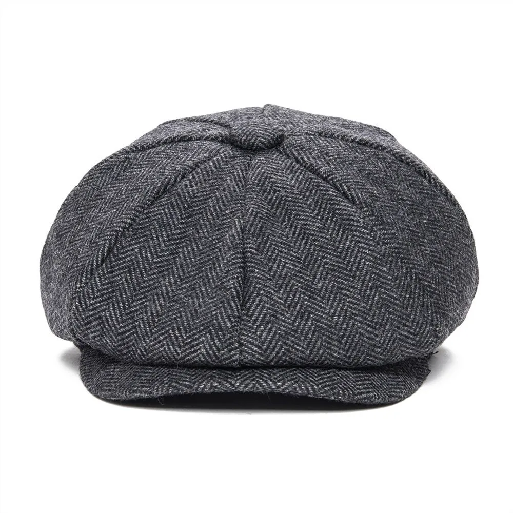 JANGOUL laine Tweed enfant sboy casquette garçon fille chevrons enfant plat petite taille infantile enfant en bas âge jeunesse béret chapeau Boina 001 201216212q