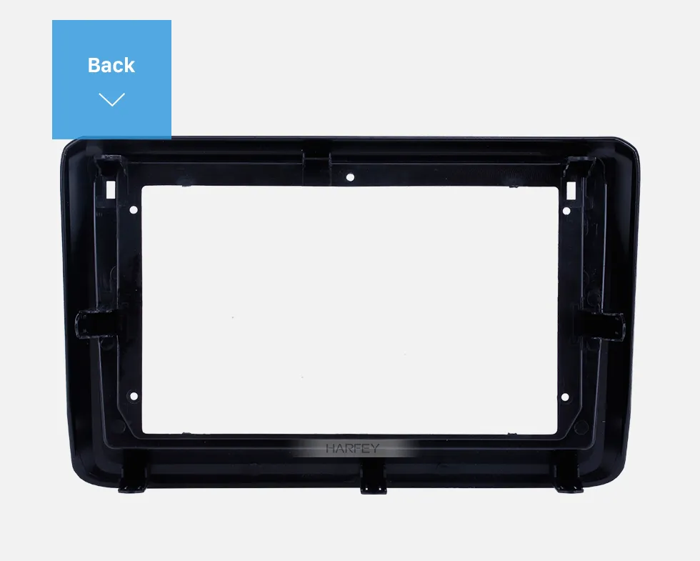 2din In Dash Fascia Pannello Bezel Trim kit Cover Trim 9 pollici 2014 Toyota Noah OEM Style car radio frame