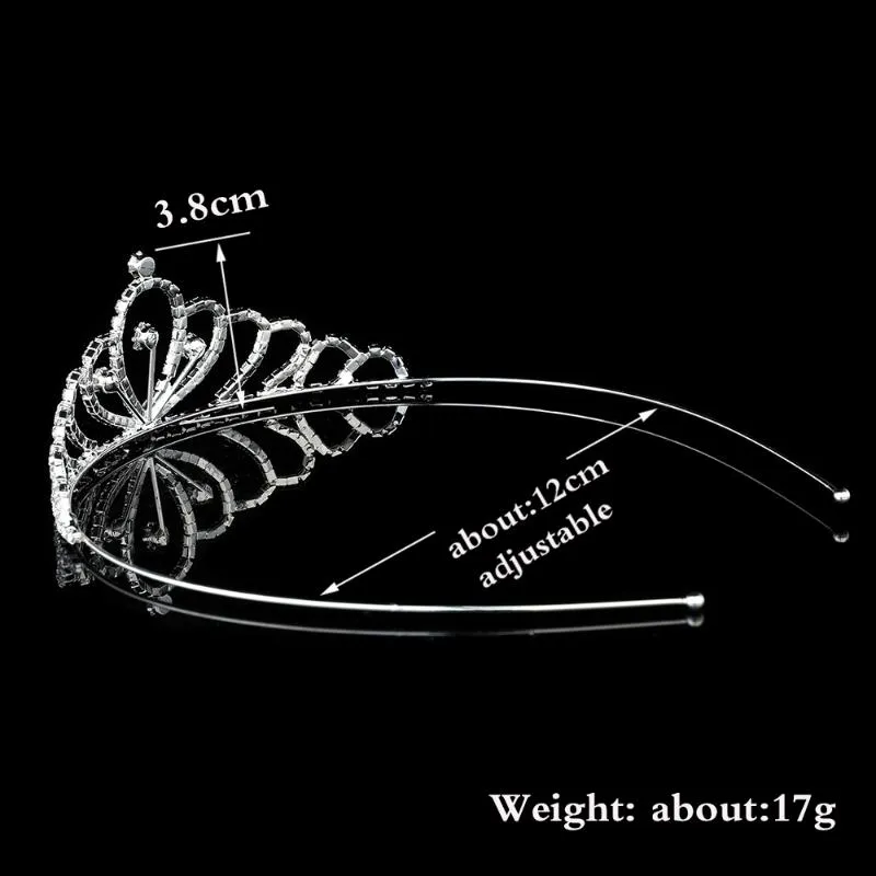 Nueva moda, pasadores de cristal, tiaras y coronas para niñas y niños, diademas con diamantes de imitación para mujeres, accesorios para el cabello de boda para novia 223W