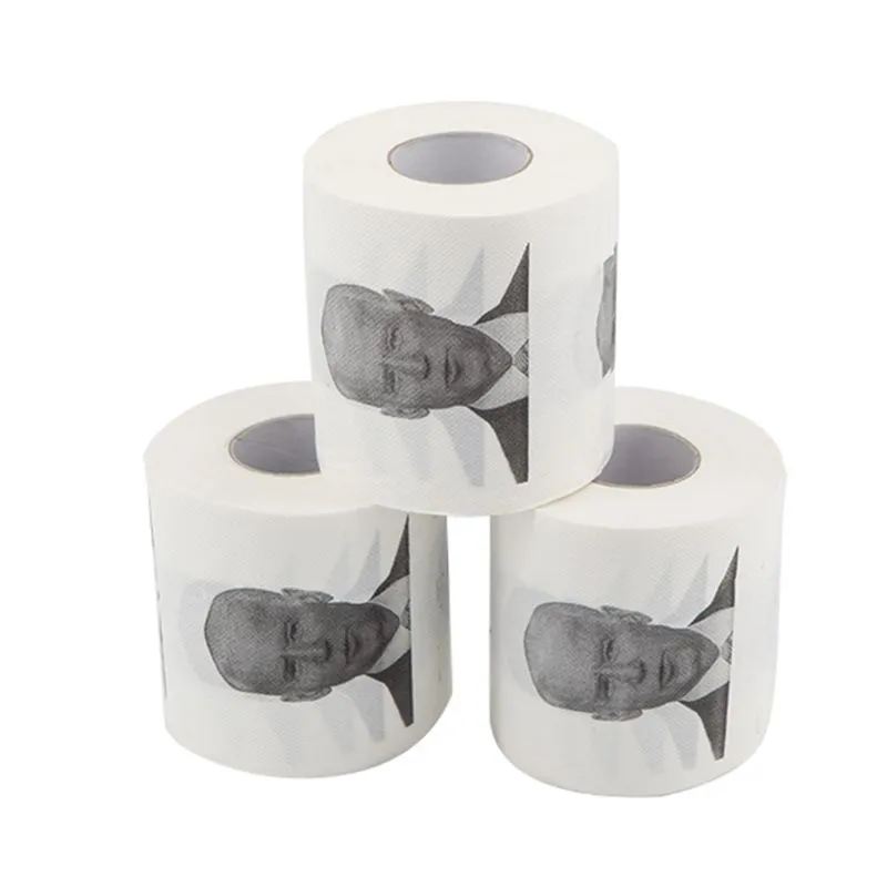 Roll Tissue Joe Biden Match Paper Imprimé Papier de toilette Roll Houvraine Papier de salle de bain Paper 3 Layer5420193
