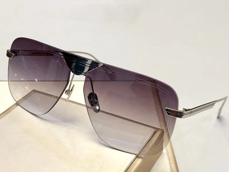 Aeronaut Fashion Solglasögon med UV -skydd för män Kvinnor Vintage Frameless Populära toppkvalitet kommer med Case Classic Sung3102