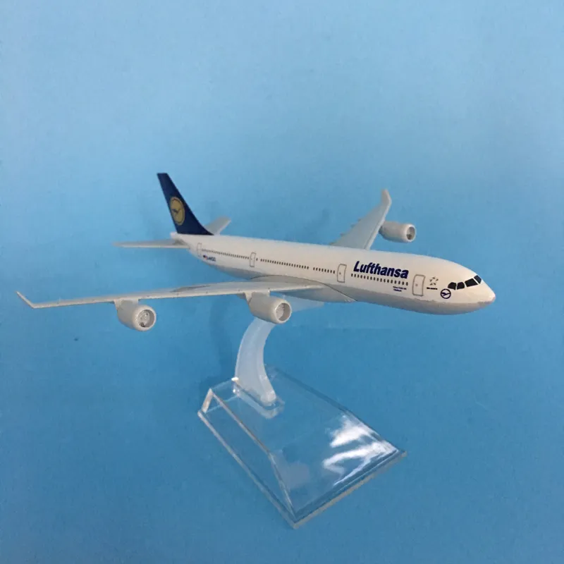 Jason Tutu 16cm Lufthansa Boeing 747 Plan Model Airplane Model Airbus Aircraft Model 1400 Diecast Metal Airplanes Plane Loy LJ204669090