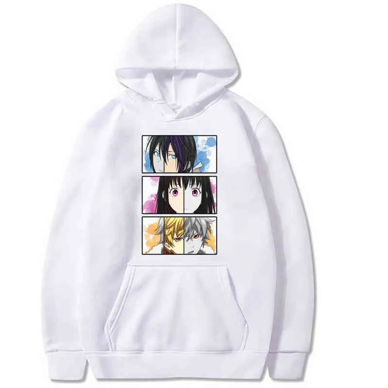 Noragami Hoodies männer Casual Mode Sweatshirts Japan Anime Lose Hoodie Hip Hop Kreativität Streetwear Männlichen H1227