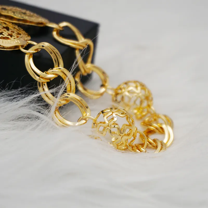 Collar de moneda de estrella redonda de color dorado para mujer, colgantes largos, collares, joyería geométrica Vintage 220922