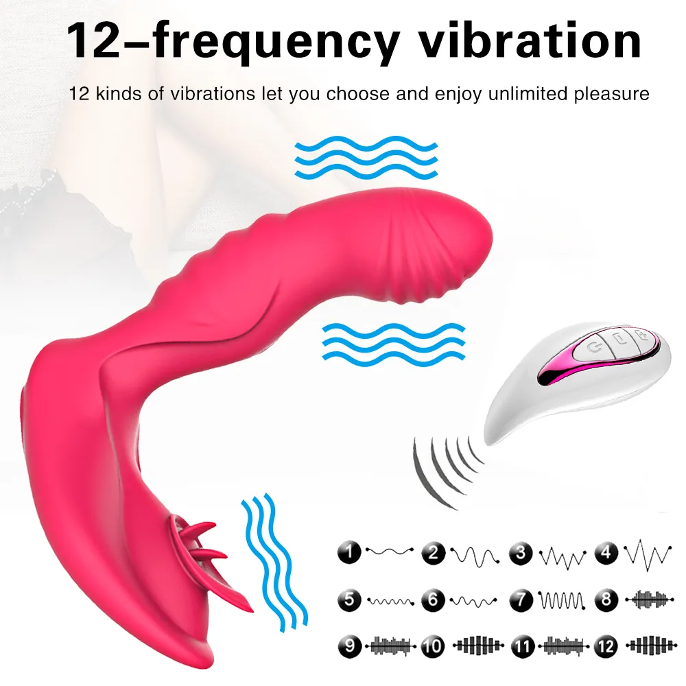 Vibromasseur portable pour femme avec télécommande sans fil, gode invisible, stimulateur de clitoris, jouet sexuel pour femme, masturbateur d'orgasme Y201118