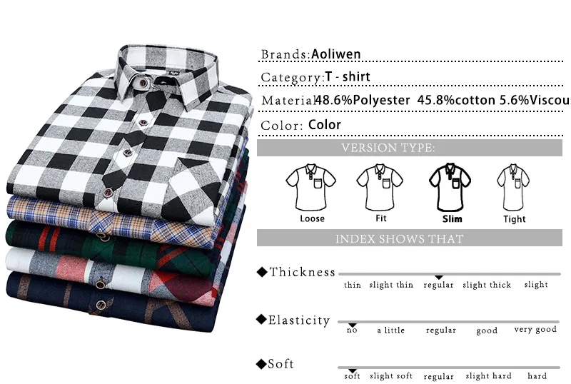 Aoliwen Merk Mannen Geel Zwart Plaid Geborsteld Lange Mouw Zak Spring Casual Heren Shirts Flanel Cotton Soft Fit 220309