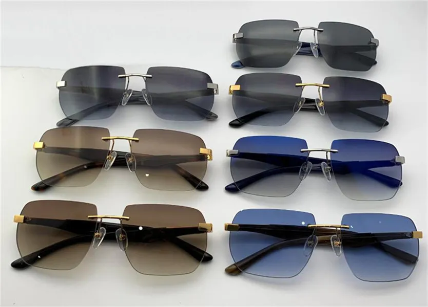 New Fashion Gläses Design Sonnenbrille Der Künstler II Polygon Randless Rahmen großzügiger Stil Highend Outdoor UV400 Schutzlinsen257b