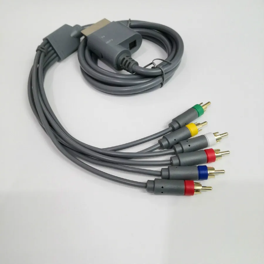 180 cm komponent TV komponent kompozytowy Audio Video AV AV przewód kablowy do konsoli Microsoft Xbox 360
