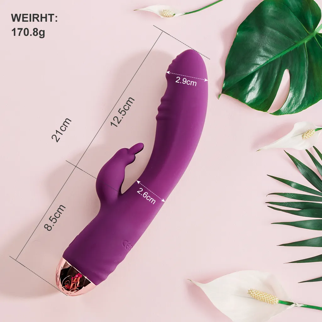 Luvkis vibrateur MrU G Spot lapin Clitoris stimuler gode jouet sexuel pour femmes femme adulte produit érotique Clitoris sexuel Silicone 2017239357