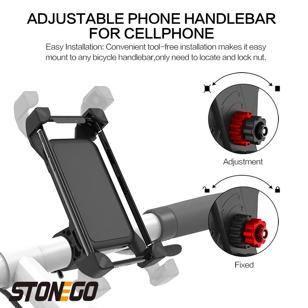 Universal Premium Bike Phone Holder stand Mount Motorcycle Accessories Perfect for Bicycle or Motorcycle Enthusiast