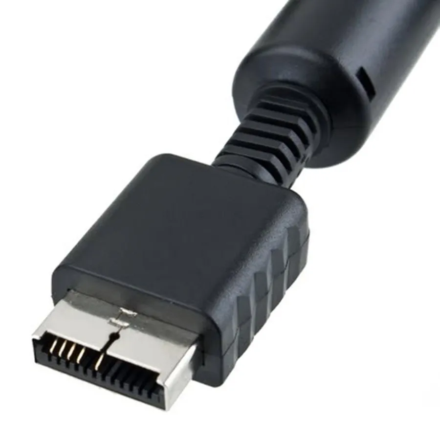 Cable de cable de cable AV Video AV 6ft 1.8m a 3 RCA TV Lead para PS2 PS3 para Sony PlayStation 2/3 Consola