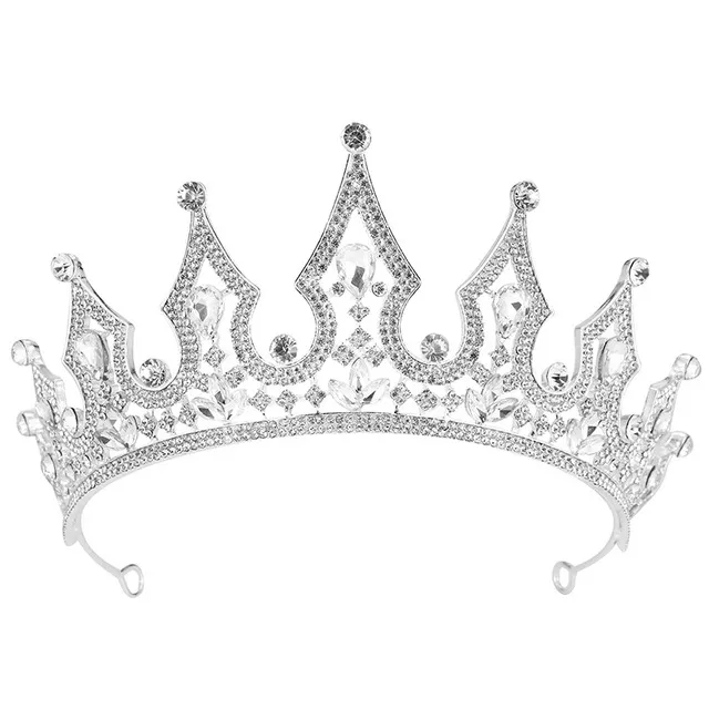 Or Argent Princesse Chapeaux Chic Diadèmes De Mariée Accessoires Superbes Cristaux Perles Diadèmes Et Couronnes De Mariage 11207314d