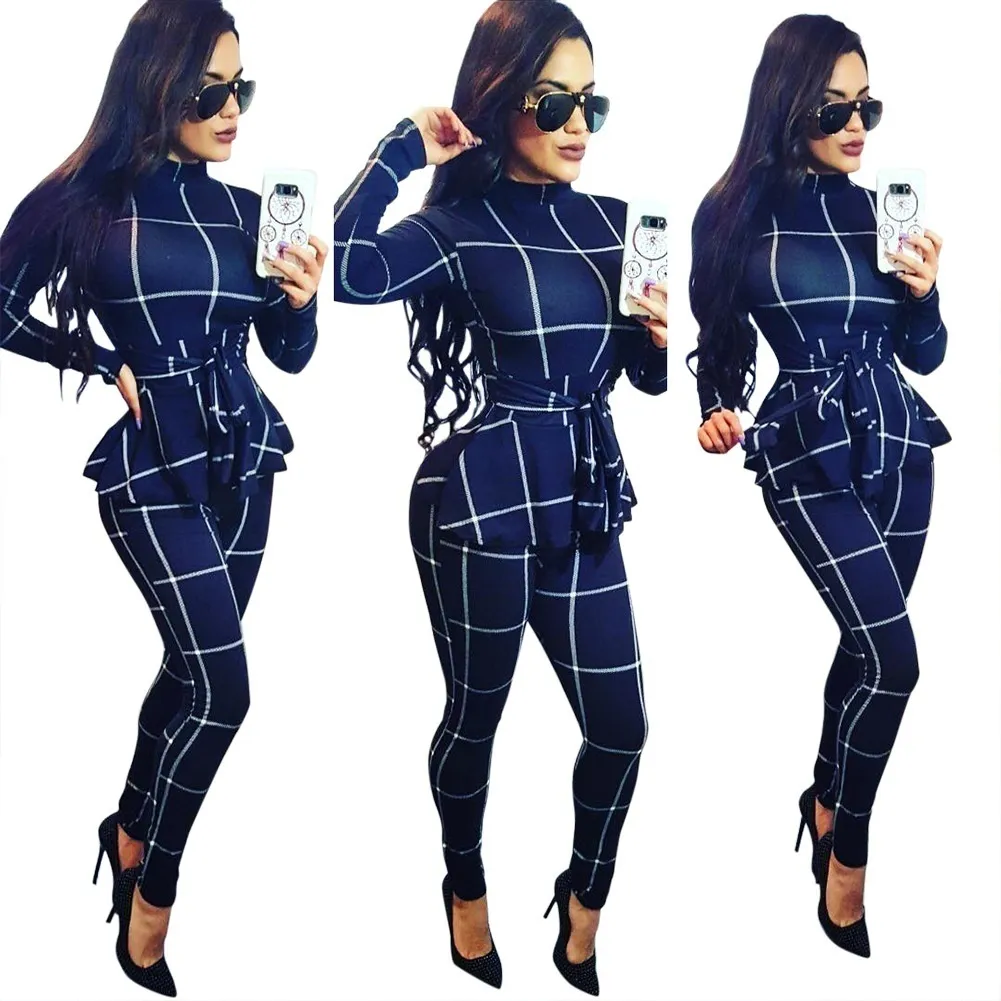 ZOGAA Spring Women Bodysuit Long Sleeve Rompers Sexy Bodysuit Business Casual Plaid Jumpsuit Plus Sizes Bodysuits Y200904