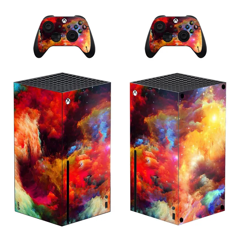 Aufkleber für Xbox Series X Skin Cover für Xbox Series X Konsole und 2 Controller Y1201320B