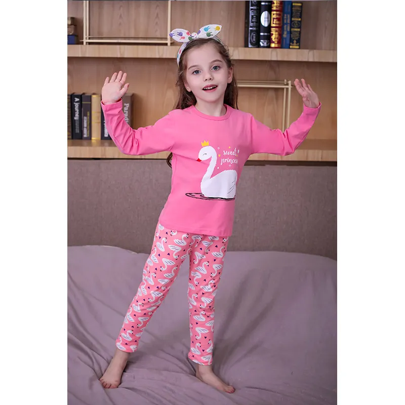 Sailead Dzieci Kreskówka Cherry Pajama dla dziewcząt bawełna piżama dzieci pijama infantil dziecięcy dom nosza chłopiec ubrania snu pjs lj201216