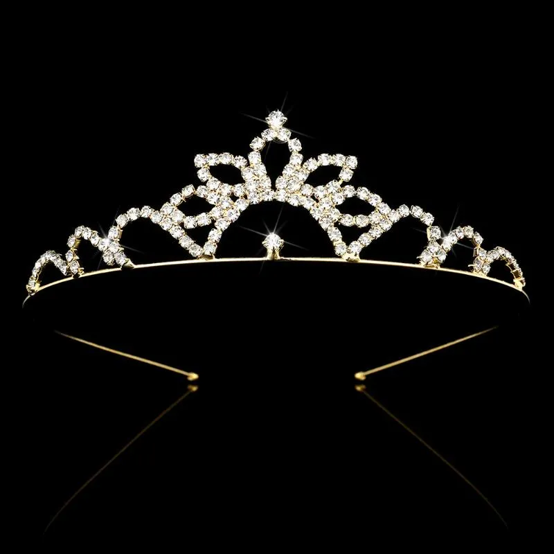 Nueva moda, pasadores de cristal, tiaras y coronas para niñas y niños, diademas con diamantes de imitación para mujeres, accesorios para el cabello de boda para novia 223W