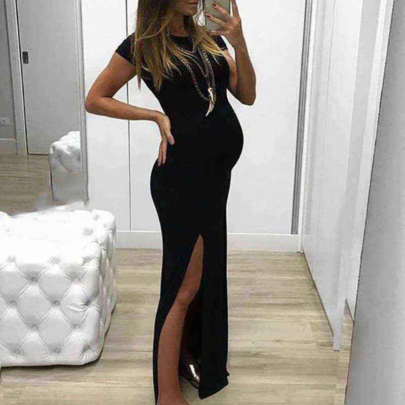 여름 긴 임신 한 어머니 드레스 출산 사진 소품 임신 사진 촬영 의류 G220309에 대 한 여자 임신 옷 드레스