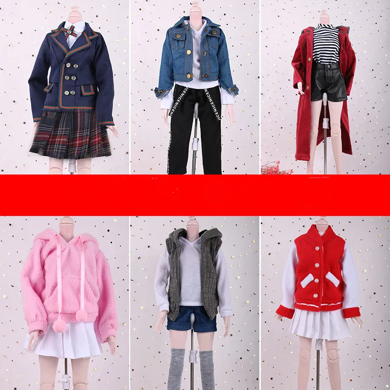 Mode Neueste 1 3 Bjd Puppe Kleid Lässige Handgemachte Kleidung Outfits Anzug für 60 cm Puppe Zubehör Spielzeug für Kinder 201203341v5171214