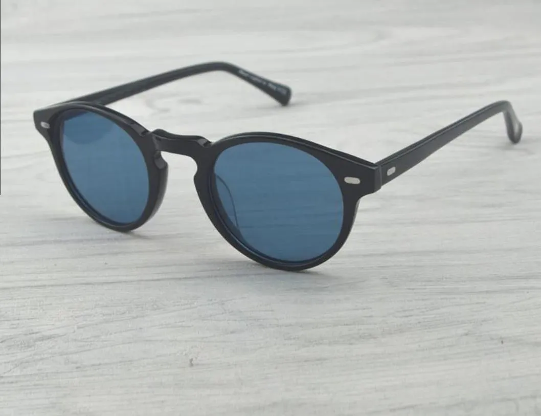 Nouveau arrivé de qualité supérieure ov5186 lunettes de soleil 45mm 47mm cadre Vintage hommes femmes ov 5186 lentille polarisée avec emballage complet 241c