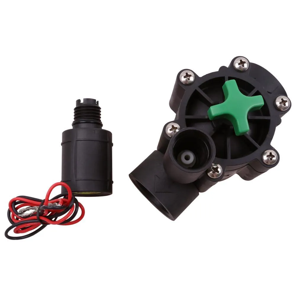 Valvola di irrigazione industriale da 1'' Elettrovalvole a solenoide da 12 V CC Controller da giardino utilizzato nel controller 10467 n. 28005-1 201204236p