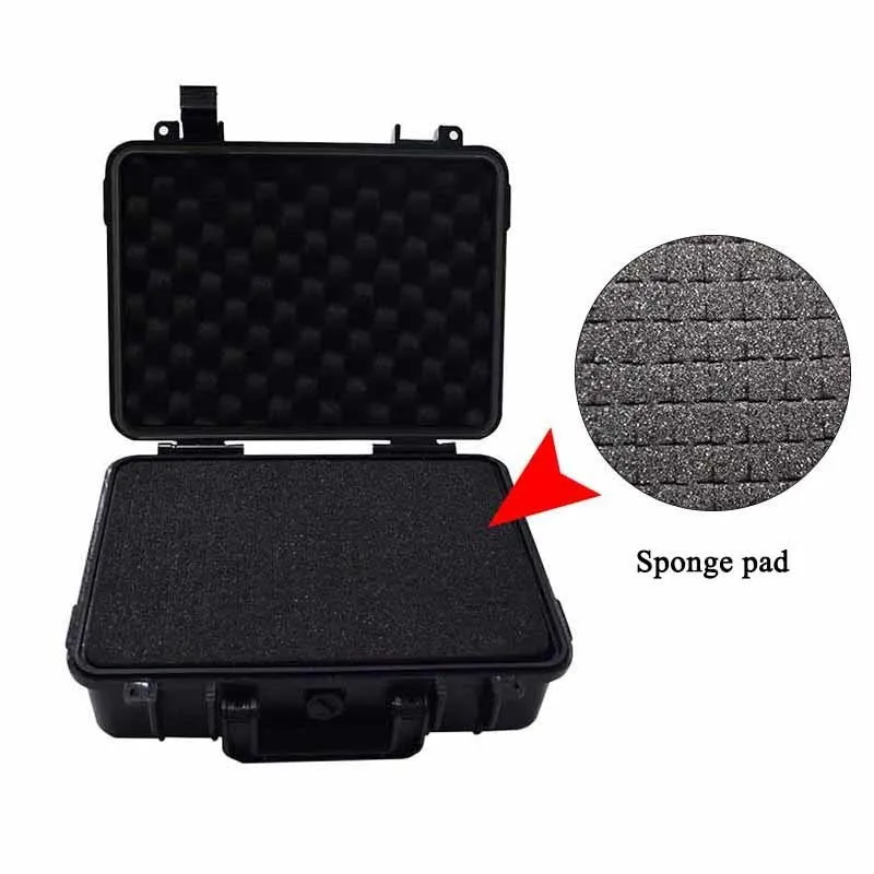 Shockproof Camera Safety Box ABS Sealed Waterproof Hard Boxes Equipment Case with Foam Vehicle Toolbox Impact Resistant Suitcase C252B