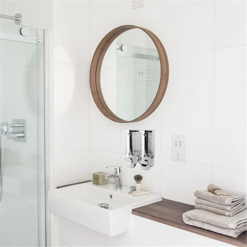 350ML Manual Push on Hand Sanitizerd Soap Dispenser Single Head Wall Mount Shower Bath Washing Lotion Soap Shampoo