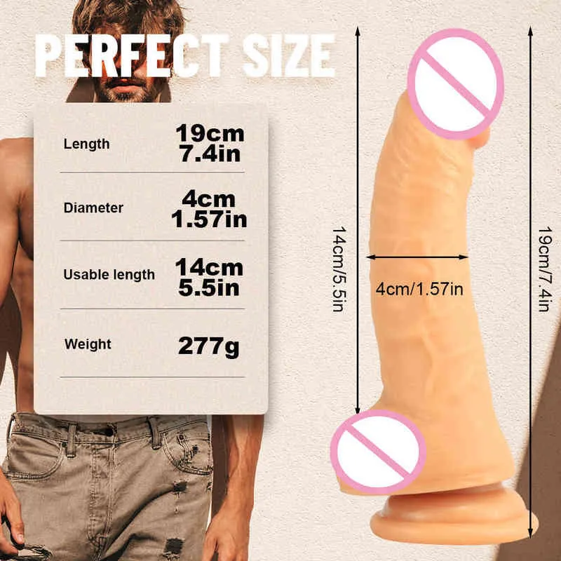 NXY Dildos Anal Brinquedos Novo Aço Arma Simulação Pênis Estimulação Feminino Masturbação Cristal Pequeno Sexo adulto Produtos 0225