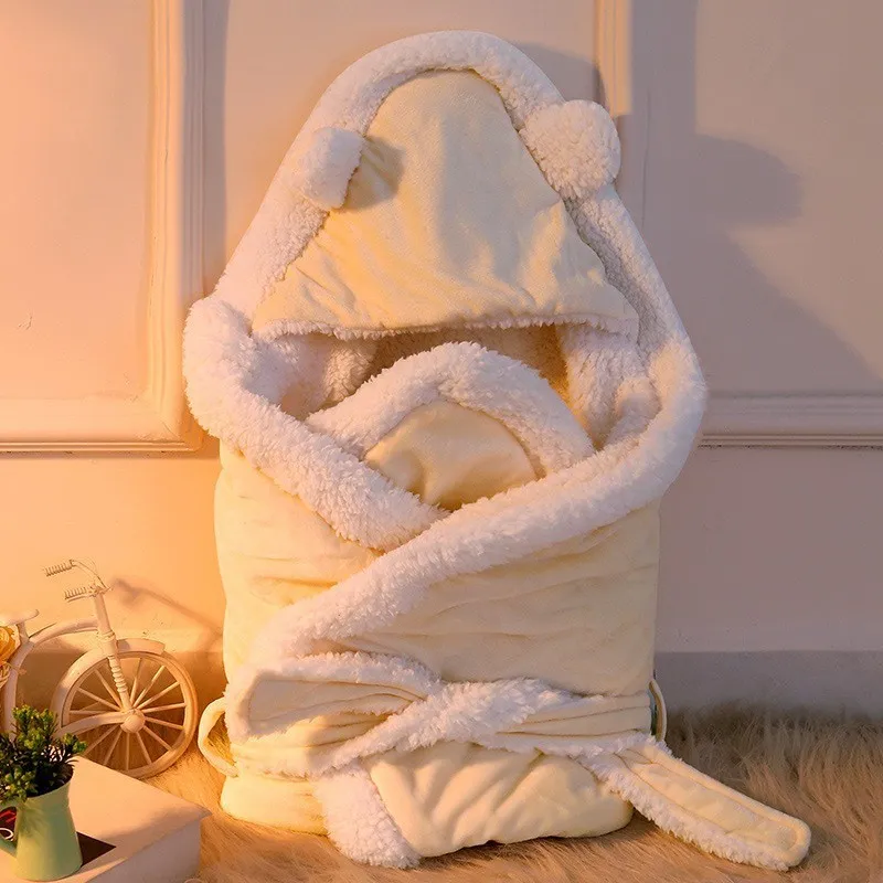CROAL CHERIE Baby Blanket & Swaddling Newborn Soft Fleece Sofa Blanket Solid Bedding Set Cotton Quilt Kids Stroller Blankets (8)