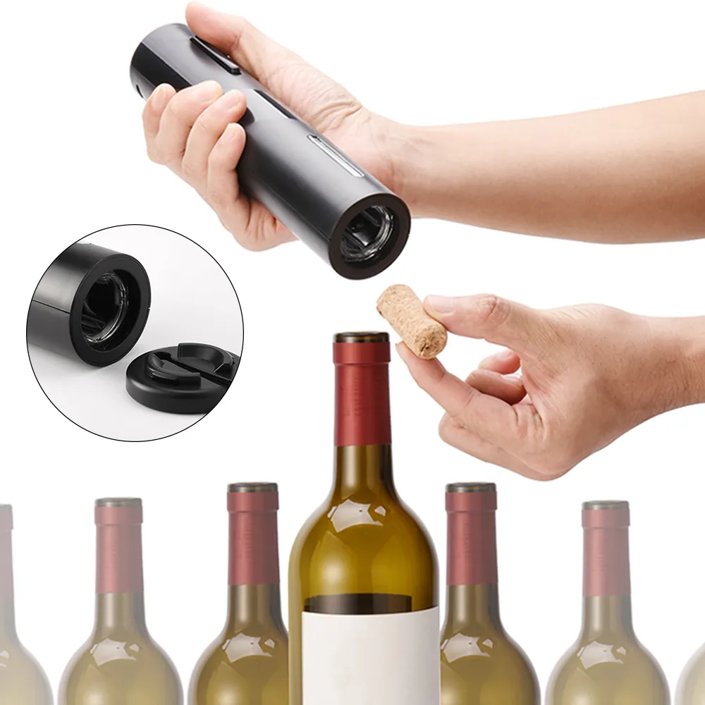 Ouvre-bouteille automatique pour coupe-feuille de vin rouge Ouvre-bouteille électrique Ouvre-bocal Accessoires de cuisine Gadgets Ouvre-bouteille 210319
