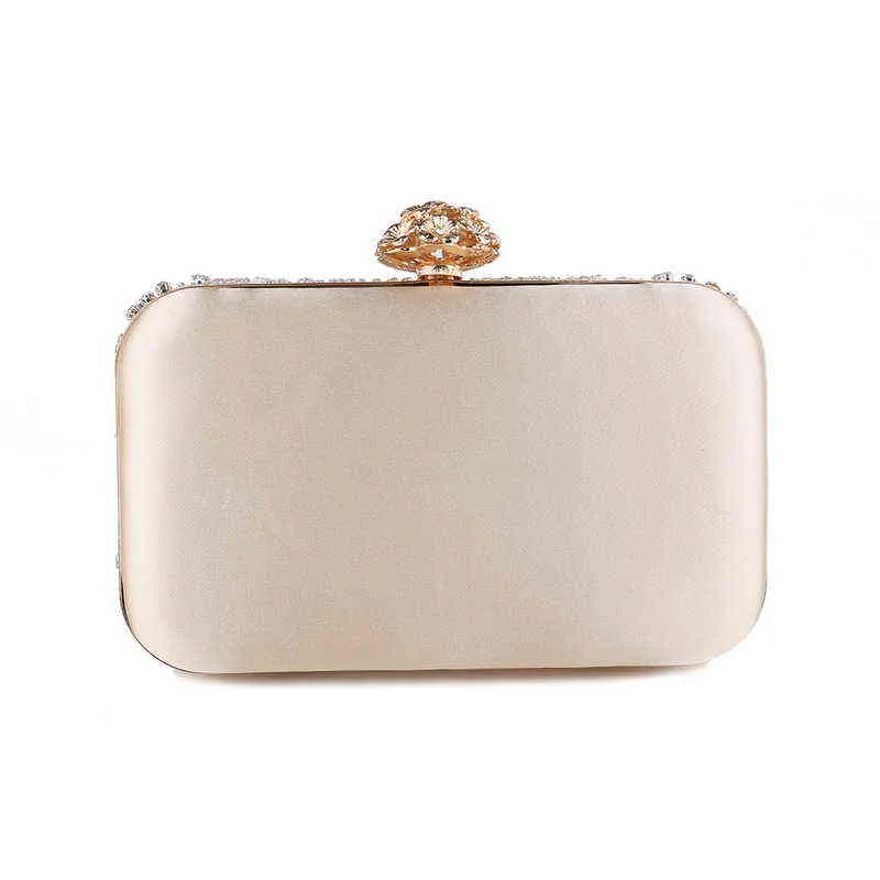 저녁 가방 디자인 여성 클러치 가방 자수 작은 저녁 가방 파티 웨딩 체인 어깨 핸드백 다이아몬드 지갑 220314