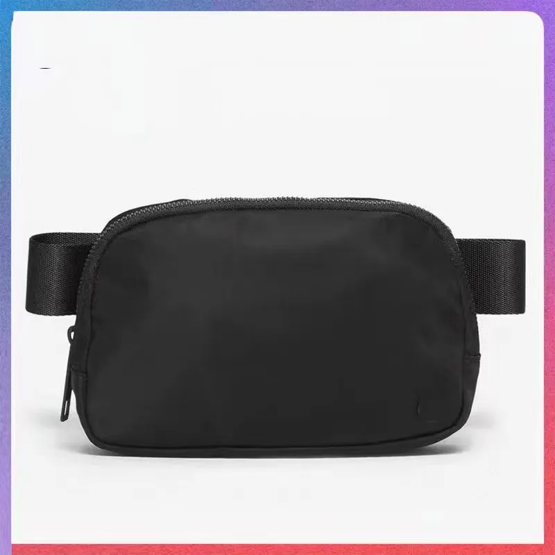 New and new lu belt bag official models ladies sports waist bag outdoor messenger chest 19*5.5*13cm with brand logo