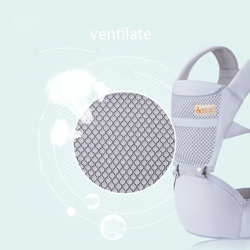 Zaino neonato ergonomico in cotone a quattro posizioni 360 marsupio da 0 a 36 mesi bambini Carrozzina bambini Bretelle avvolgenti LJ200915