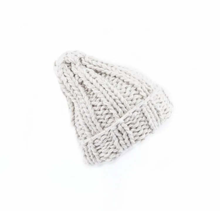 cuhakci冬のウールの頭蓋骨編み厚い女性暖かいビーニーコットンかぎ針編みの女性色大人のカジュアルハット1202a