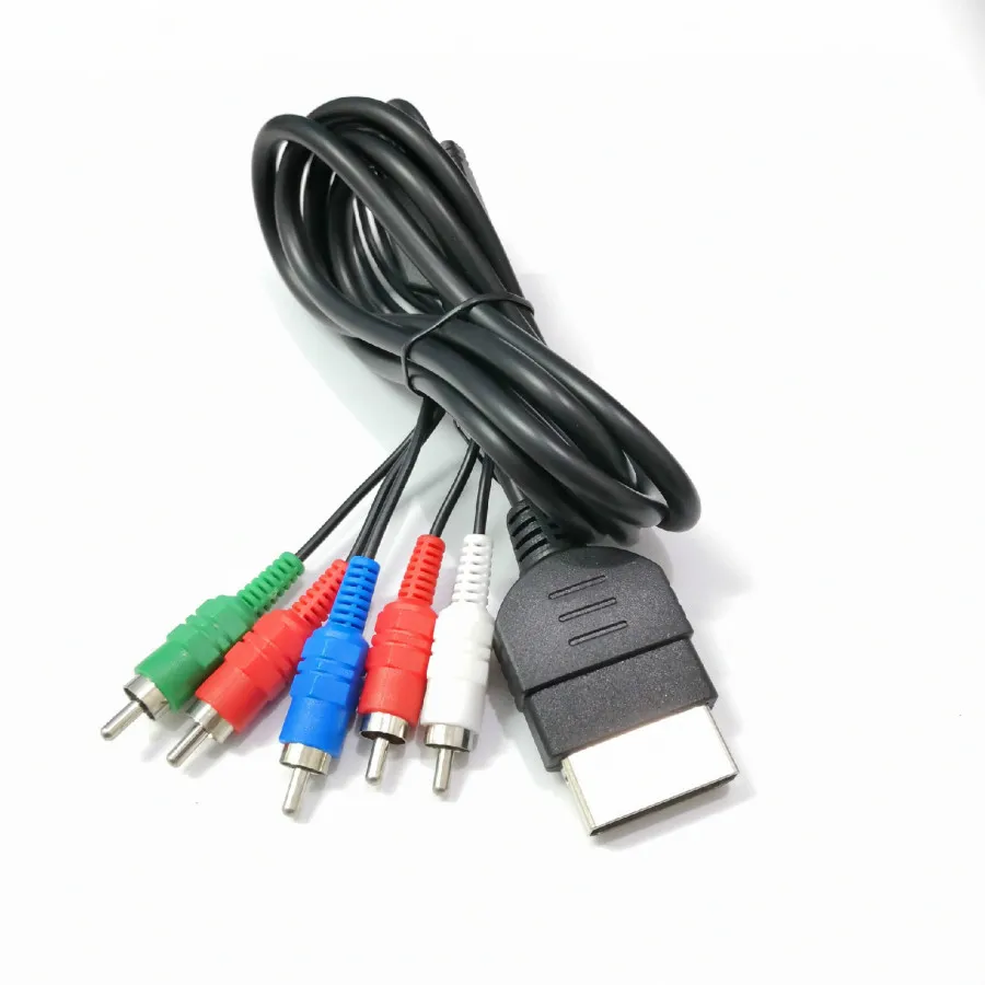 1.8M RCA Stéréo Audio Ligne HD Composant Câble AV Haute Définition TV Cordon De Connexion Fil pour Console Xbox D'origine