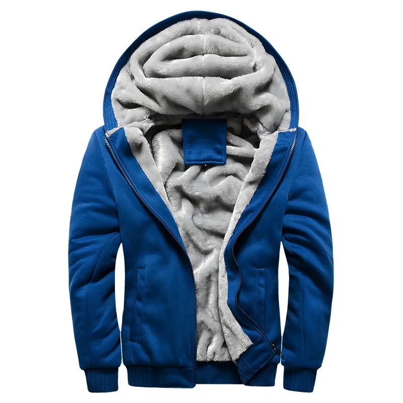 겨울 재킷 남자 두꺼운 따뜻한 양털 지퍼 남자 재킷 코트 스포츠웨어 수컷 스트리트웨어 후드 후드 재킷 남자 201128