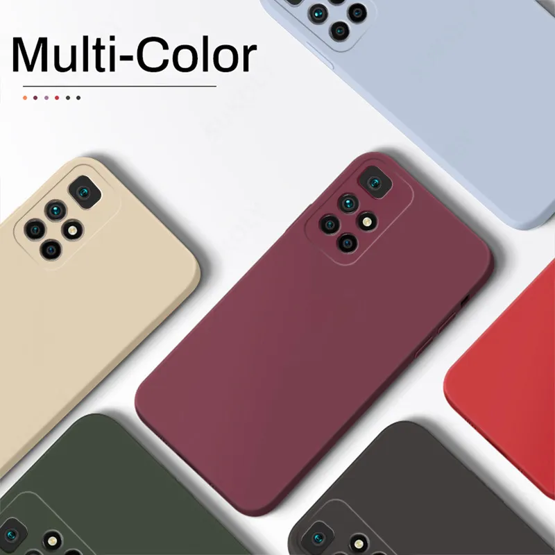 Custodie Xiaomi Redmi 10 Custodia Redmi Note 10 T Pro 10T 5G Cover Candy Silicone Soft TPU Custodia antiurto telefono Redmi 10 Prime