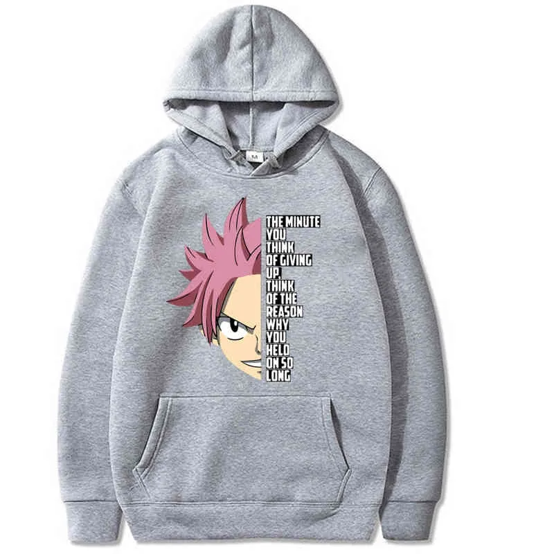 Hoodies Unisex Fairy Tail Harajuku Japanse Anime Gedrukt Vrouwen Hoodie Paar Streetwear Fashion Casual Sweatshirt Jas H1227