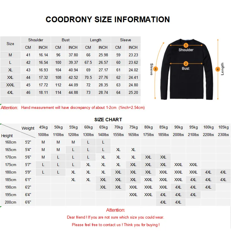 COODRONY Brand Sweater Men Streetwear Fashion Striped Pull Homme Autumn Winter Arrival Wool Knitwear Pullover Men C1097 201224