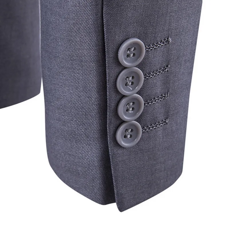 2020 moda uomo Slim abiti da uomo d'affari casual Groomsman tre pezzi Suit Blazer giacca pantaloni pantaloni gilet imposta LJ201223